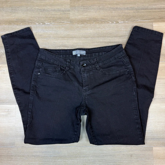 Wit & Wisdom pressed black denim skinny jeans, size 6 - Picture 2 of 9